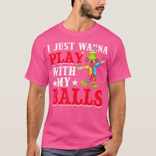 Camiseta Jugglers Costume Funny Circus Stuff Juggling Balls (Frente)