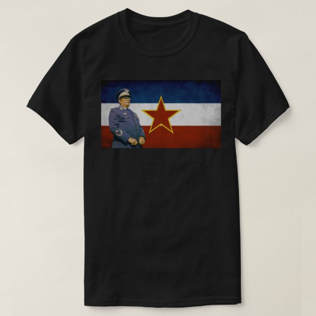 Camiseta Jugoslávia Josp Broz Tito (Frente do Design)