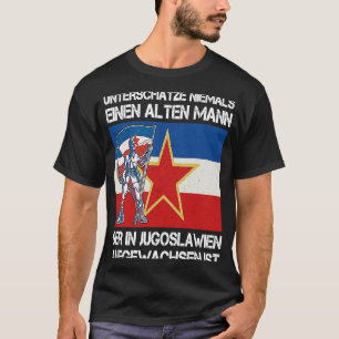 Camiseta Jugoslavija Jugo Jebiga Tito Balcânica SFRJ Jugosl