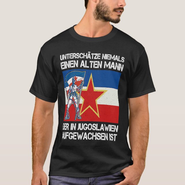 Camiseta Jugoslavija Jugo Jebiga Tito Balkan SFRJ Jugoslavi (Frente)