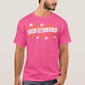 Camiseta Jugs Não Drogas - Montanheira Do Clima De Rocha Su