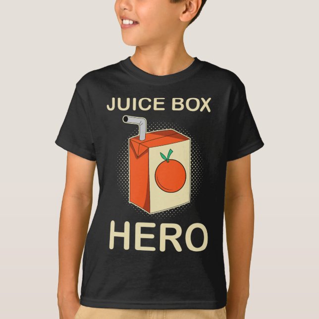 Camiseta Juice Box Hero Diabetes Consciência Mês (Frente)