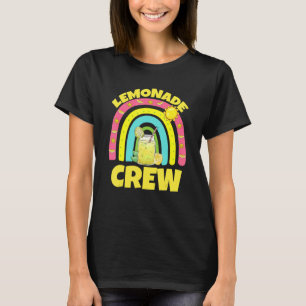 Camiseta Juice Lemonade Crew Arco-Íris Para Meninas Criança