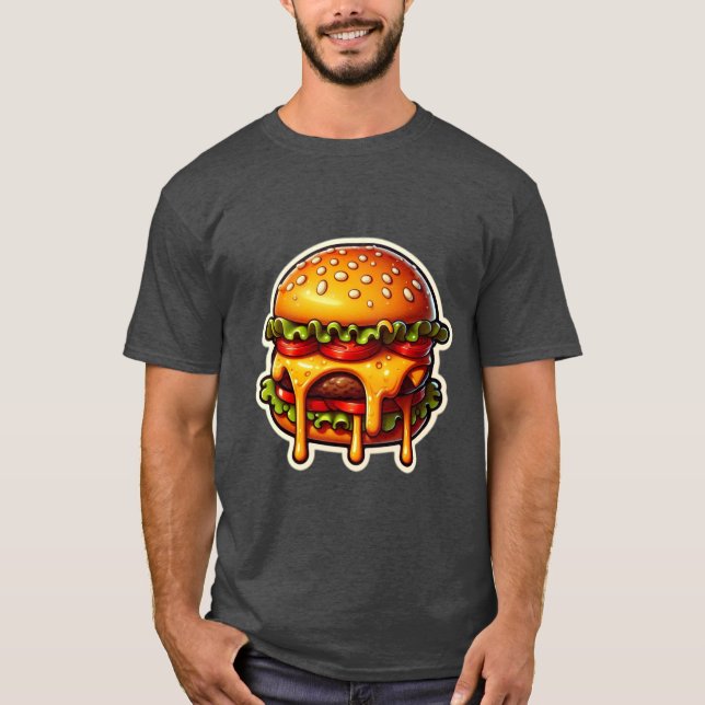 CAMISETA JUICY CHEESEBURGER 6 (Frente)