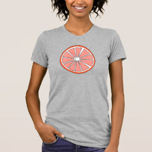Camiseta Juicy Orange Zesty Florida Fruta Slice de Citrus