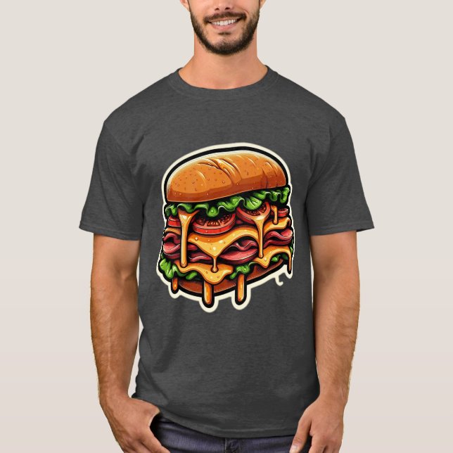 CAMISETA JUICY ROAST BEEF SANDWICH 8 (Frente)