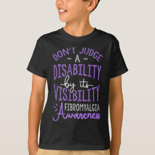 Camiseta Juiz A Deficiência Fibromialgia Sensibilização