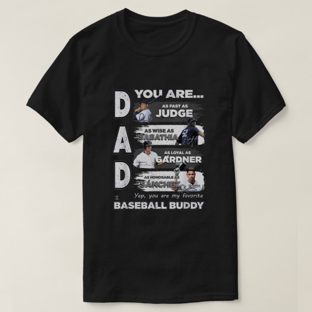 Camiseta Juiz Aaron Baseball Buddy Roupa1754 (Frente do Design)
