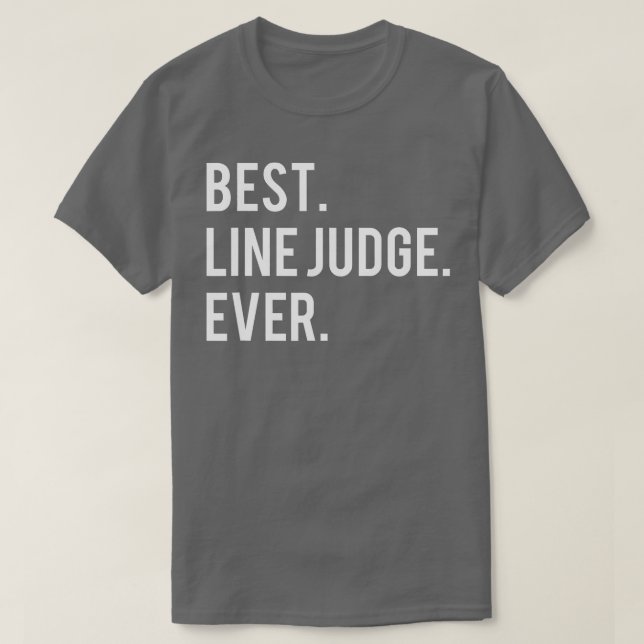 Camiseta Juiz De Melhor Linha De Voleibol Engraçado (Frente do Design)