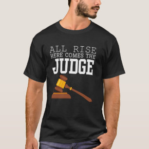 Camiseta Juiz Engraçado Arte Para Homens Mulheres Lei Justi