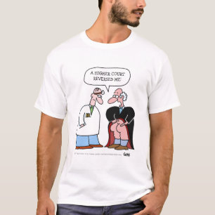 Camiseta Juiz Engraçado Cartoon para Promotor ou Estudante