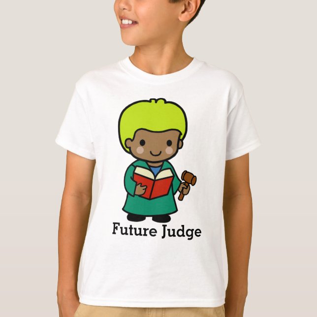 Camiseta Juiz Futuro com Livro e Gavel (Frente)