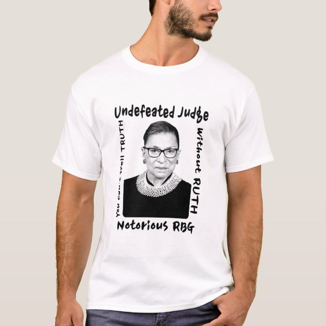 Camiseta Juiz Não Derrotado do RBG (Frente)