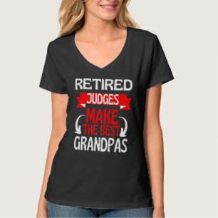 Camiseta Juíza aposentada, vovô, partido reformado