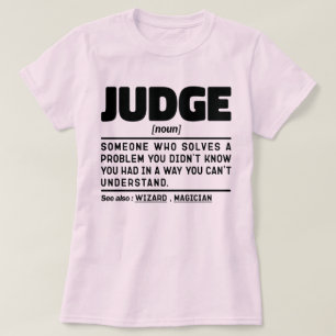 Camiseta Juíza Noun Definition Professional Pai Sarcastic
