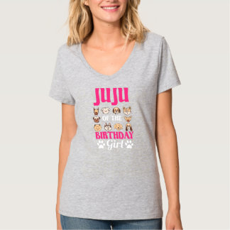 Camiseta Juju Da Festa De Besta De Cachorro De Aniversário