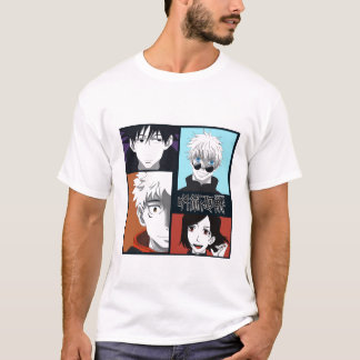 Camiseta Jujutsu Kaisen Pop Art T-Shirt - Wizards of Tokyo