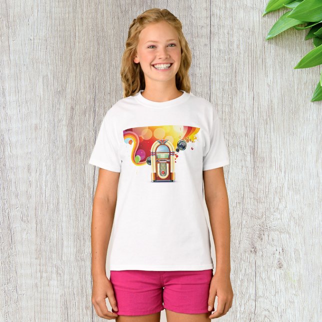 Camiseta Juke Box Girls T-Shirt (Criador carregado)