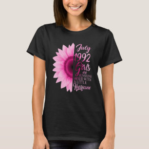 Camiseta Jul Garota 1992 30 Anos De Sol Misturando Um