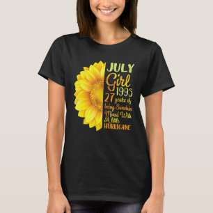 Camiseta Jul Garota 1995 27 Anos De Sol Misturado A