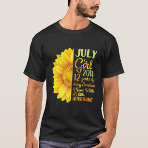 Camiseta Jul Garota 2010 12 Anos De Sol Misturado A