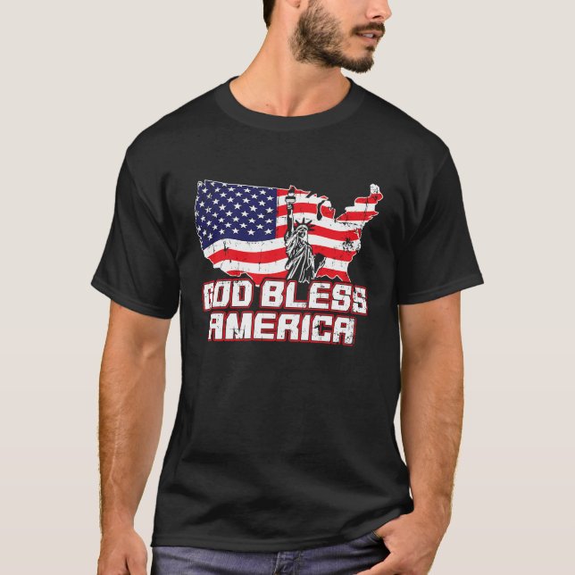Camiseta Jul, Partido do Dia da Independência Feliz da Amér (Frente)