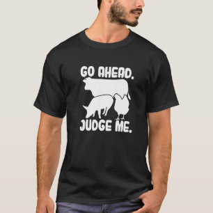Camiseta Julga Me Show de Gado Julgamento de Gado Vaca Porc