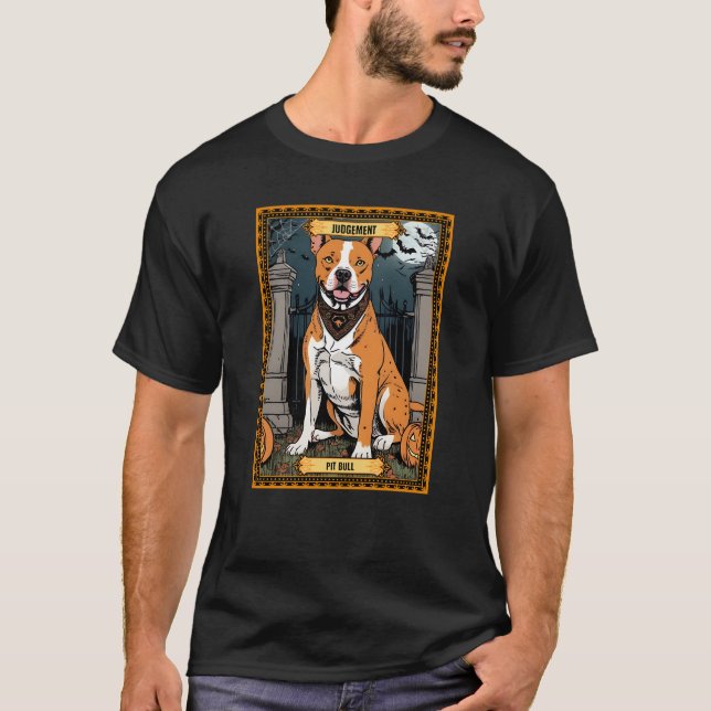 Camiseta Julgamento De Touro De Halloween Tarot (Frente)