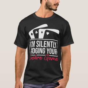Camiseta Julgando Seu Euchre Game Euchre Poker Euchre