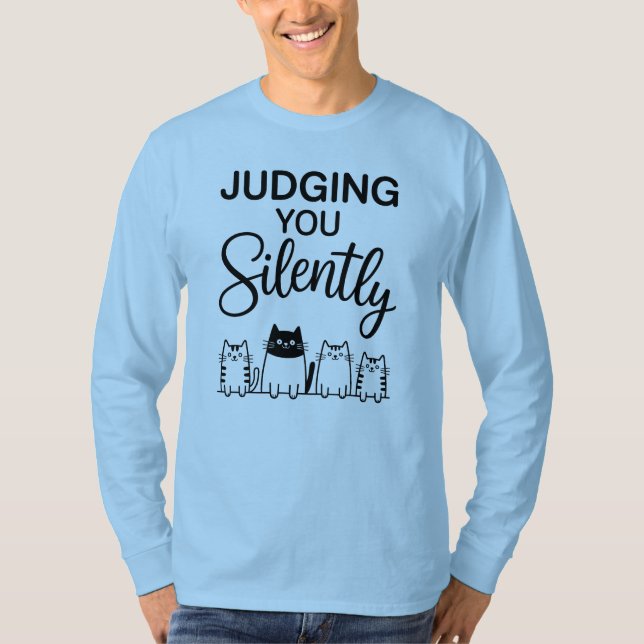 Camiseta JULGANDO VOCÊ Silenciosamente (Frente)
