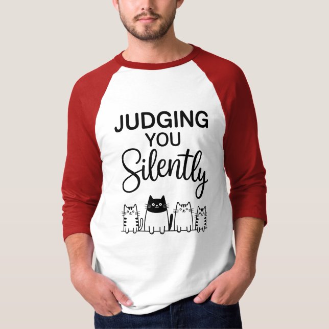 Camiseta JULGANDO VOCÊ Silenciosamente (Frente)