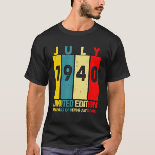 Camiseta Julho De 1940 82 Anos De Esforço 1