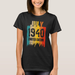 Camiseta Julho De 1940 83 Anos De Esforço 1