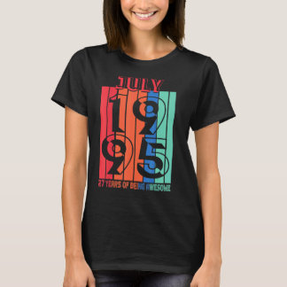Camiseta Julho De 1995 27 Anos De Esforço