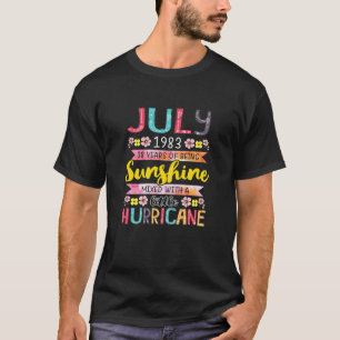Camiseta Julho Meninas 1983 Aniversário De 38 Anos Sinc