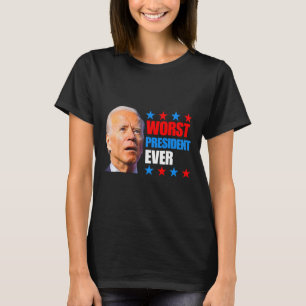Camiseta Julho Trump 2024 Pior Presidente Eleitoral Eterno 