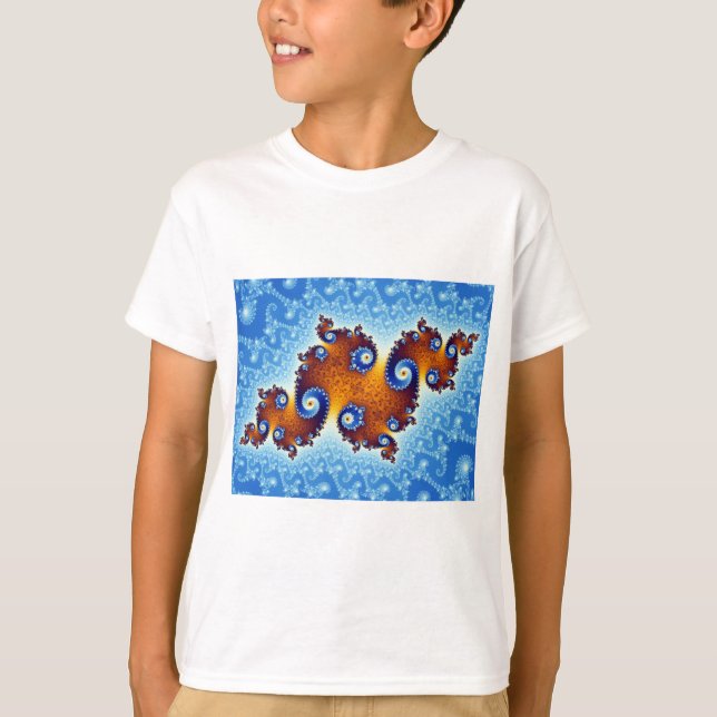 Camiseta Julia Island Mandelbrot Set (Frente)