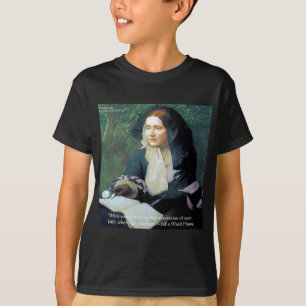 Camiseta Julia Ward Howe "Sua Fé" Sábio Cita Presentes