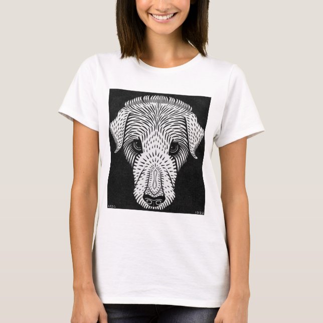 Camiseta Julie de Graag Dog Head (Frente)