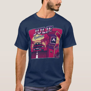 Camiseta Julie Personalizada Gamer Vintage Anos 80 90