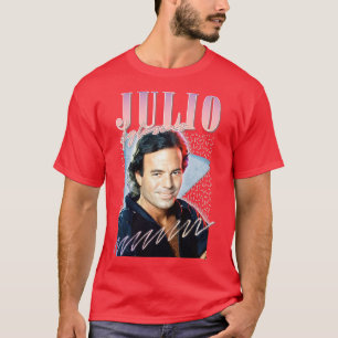 Camiseta Julio Iglesias Retro Style Ventilador Design 1