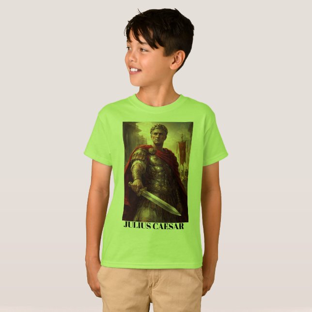 Camiseta Julius Caesar verde (Frente Completa)