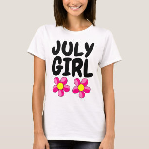 Camiseta JULY GIRL Birthday T-shirts