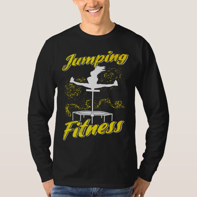 Camiseta Jump Fitness Trampoline Endurance Cardio Jumping T (Frente)