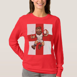 Camiseta Jump High Play Proud Rugby England