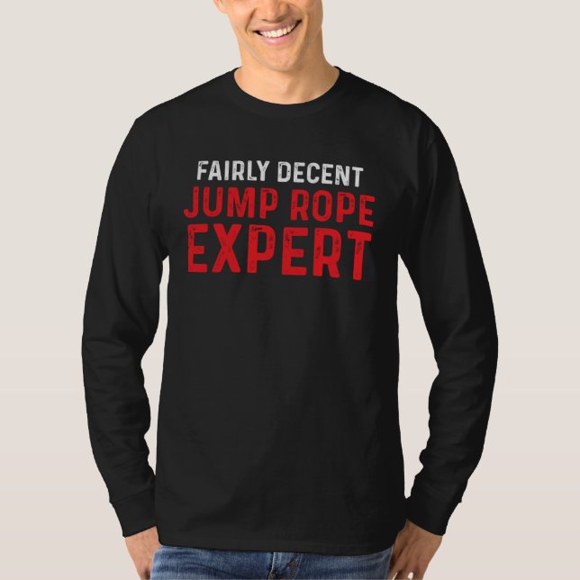 Camiseta Jump Rope Decent Skipping Jumping Roping Workout (Frente)