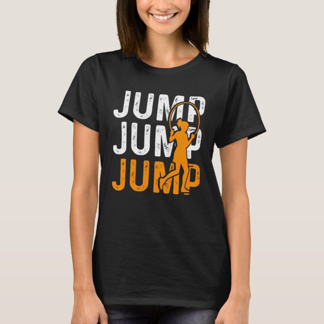 Camiseta Jump Rope Skipping Jumping Roping Workout  8 (Frente)