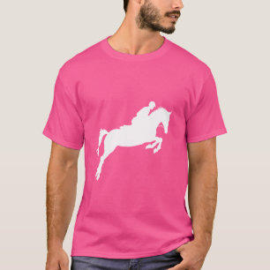 Camiseta Jumper Girl Riding Horse Jumping Equestrian