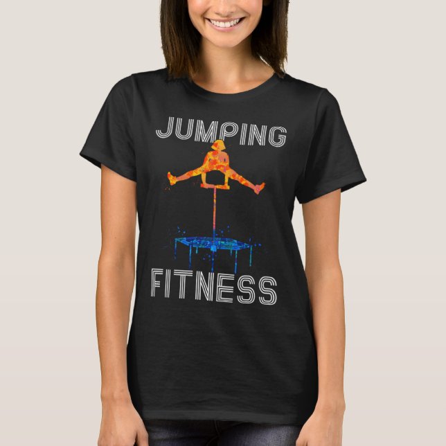 Camiseta Jumping Fitness Training Trampoline Jumping Cardio (Frente)