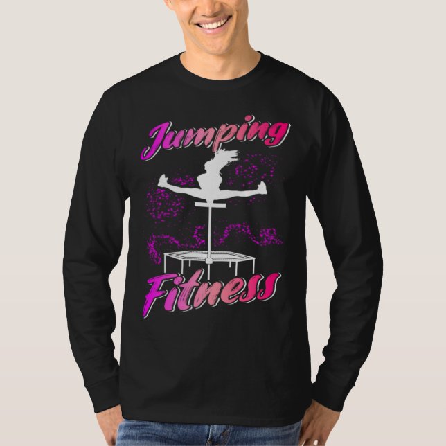 Camiseta Jumping Fitness Trampoline Endurance Cardio Jumpin (Frente)